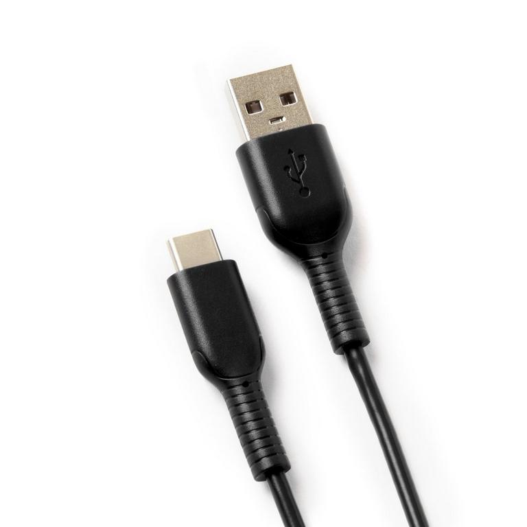 Atrix USB-A to USB-C PVC round 6ft Black