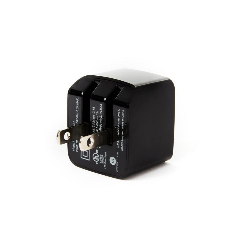 Atrix 10W Dual USB-A Wall Charger Black