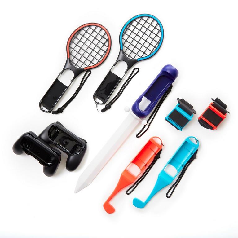 GameStop 9-Piece Grip Bundle Accessory Kit for Nintendo
