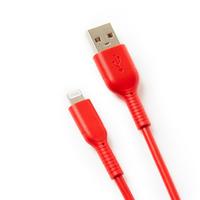 list item 1 of 2 Atrix USB-A to Lightning Braided Nylon 3ft Red