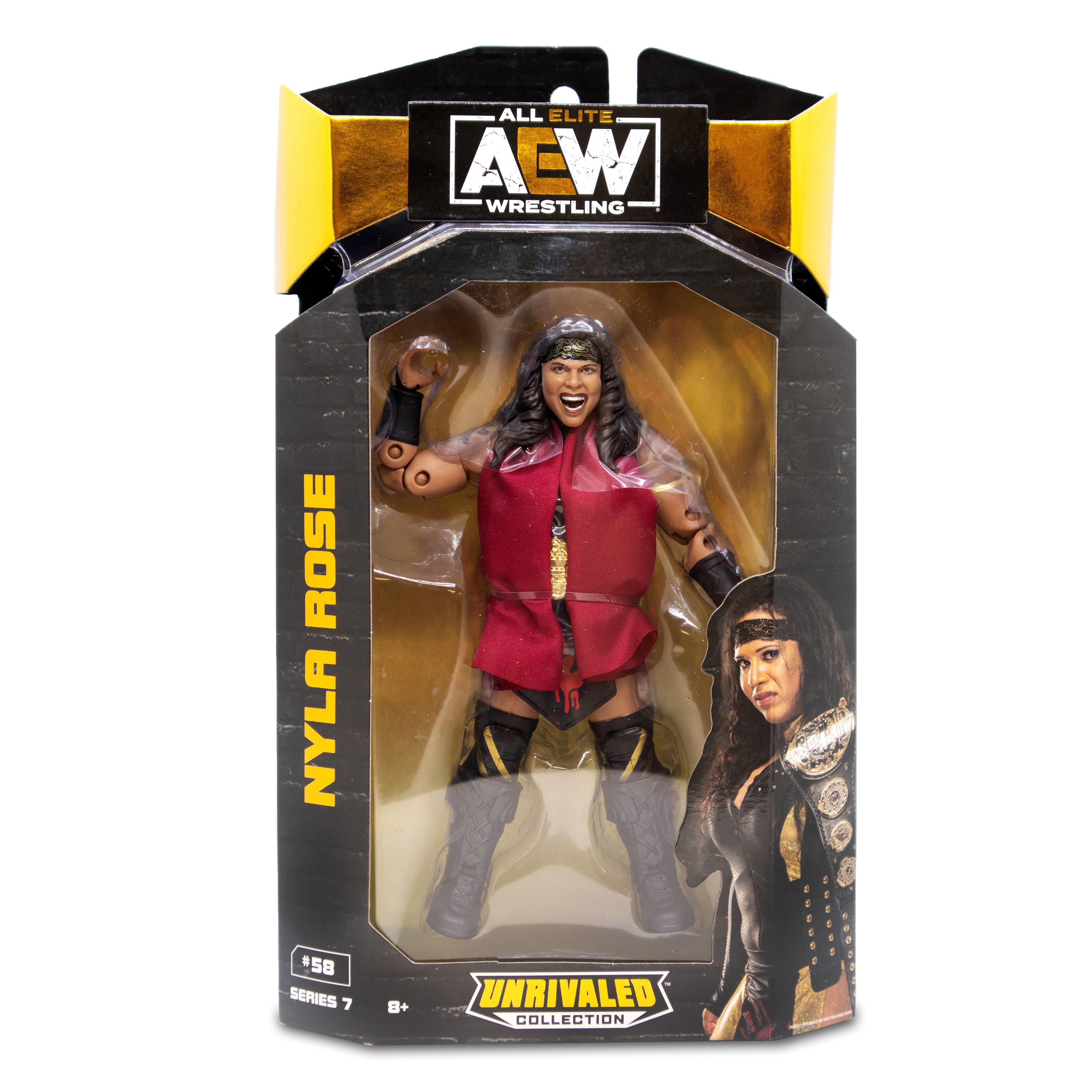 Pro Wrestling Tees, Toys, Nyla Rose Aew Micro Brawler Pro Wrestling Tees  Mini Figure