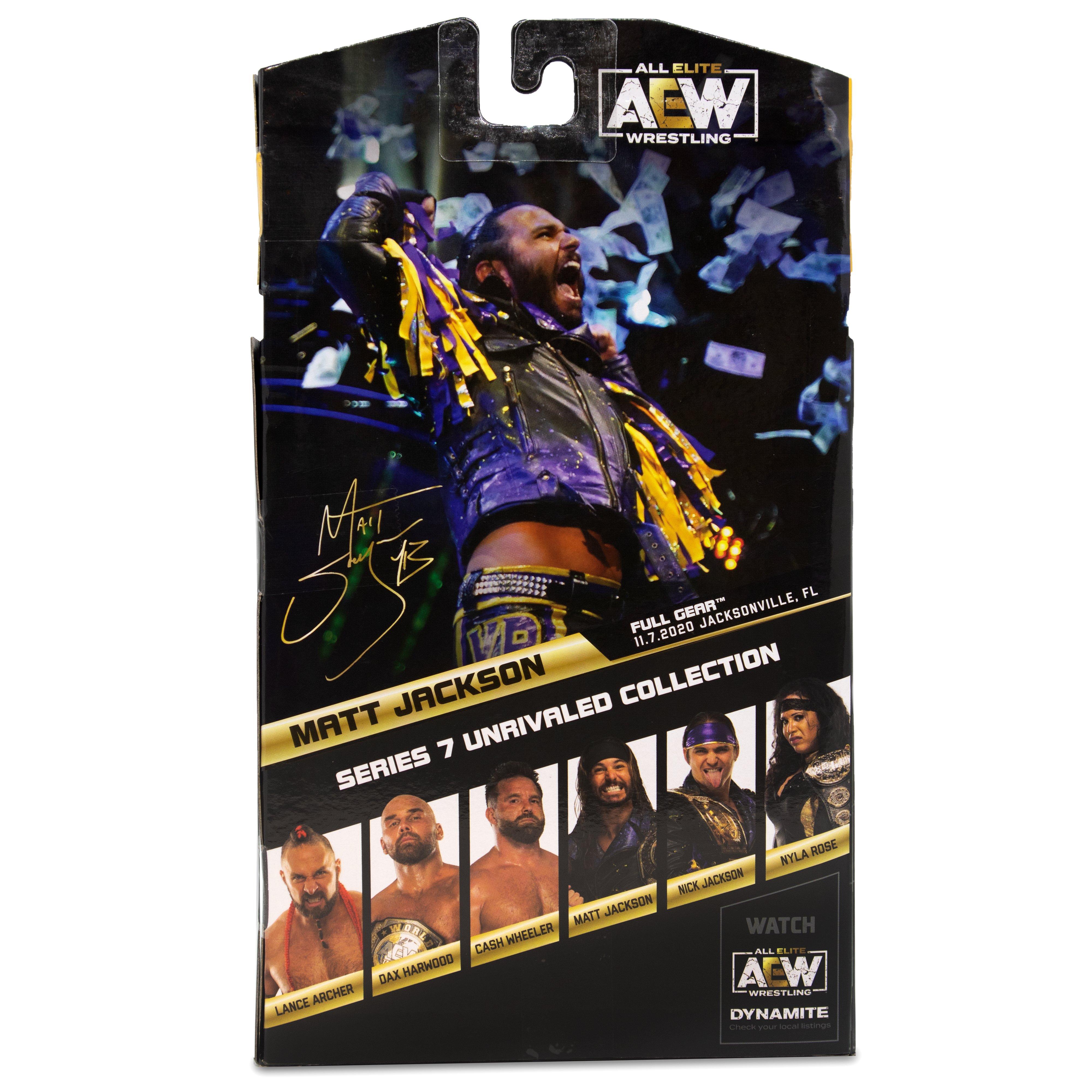 aew all elite wrestling unrivaled figure matt jackson 1 figure pack