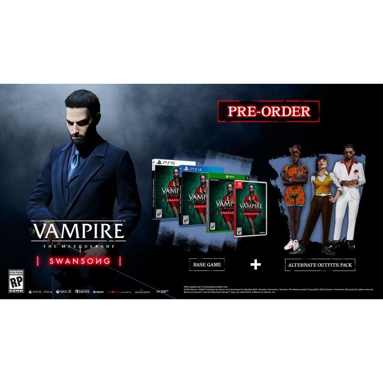 Vampire: The Masquerade Swansong - PS4 | PlayStation 4 |