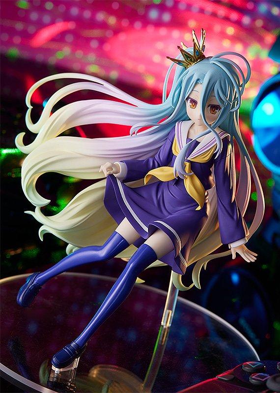list item 5 of 7 Good Smile Company No Game No Life Shiro Crown Version POP UP PARADE 7.08-in Figure