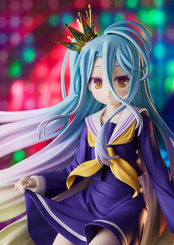 list item 7 of 7 Good Smile Company No Game No Life Shiro Crown Version POP UP PARADE 7.08-in Figure