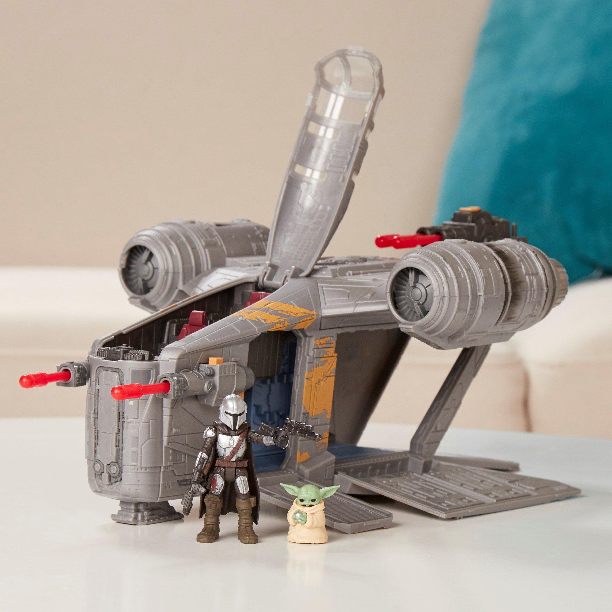 Hasbro Star Wars Mission Fleet The Mandalorian Razor Crest Action Figure and Vehicle Set