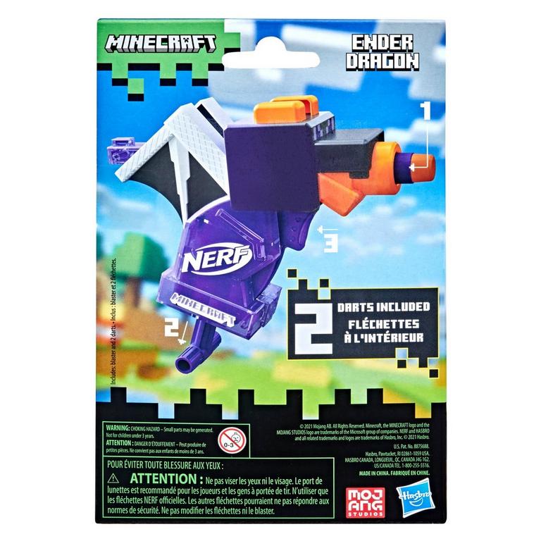 NERF Microshots Minecraft Ender Blaster |