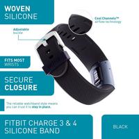 list item 5 of 5 WITHit Fitbit Charge 3/4 Woven Silicone Band