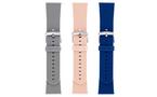 WITHit Fitbit Sense/Versa 3 Woven Silicone Band &#40;Keeperless&#41; 3 Pack