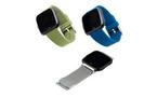 WITHit Fitbit Versa/Versa 2 Stainless Steel Mesh/Woven Silicone/Silicone Band 3 Pack