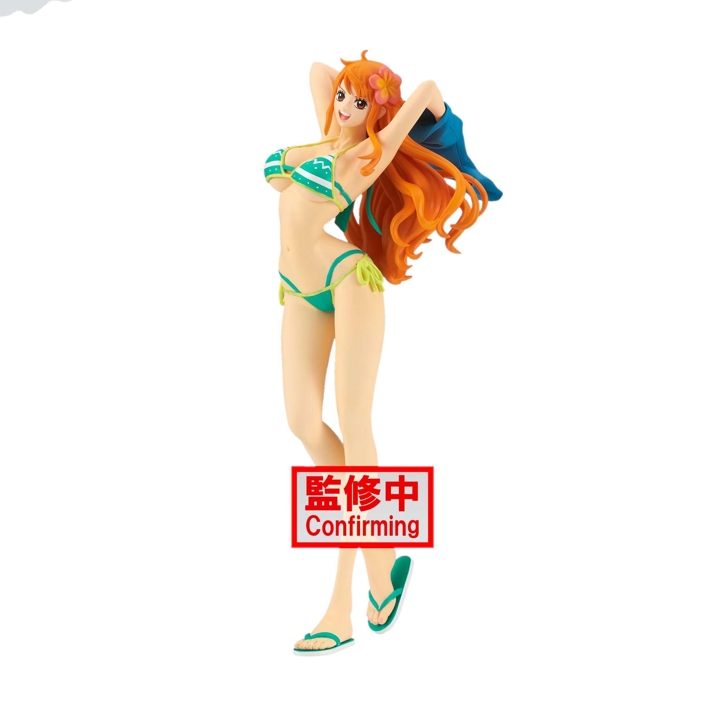 list item 1 of 5 Banpresto One Piece Nami Grandline Girls On Vacation Figure Version A
