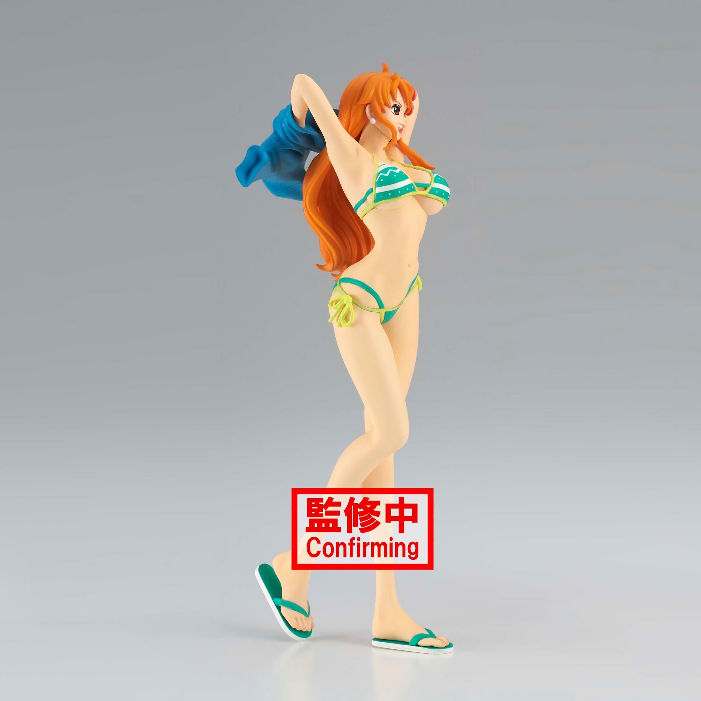 list item 3 of 5 Banpresto One Piece Nami Grandline Girls On Vacation Figure Version A