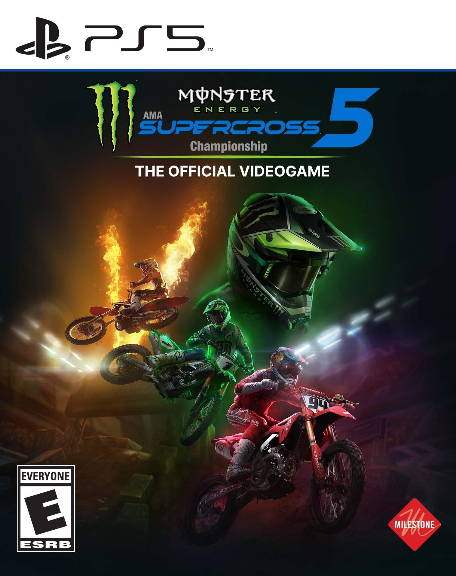 Jogo Monster Energy Supercross PS4 Motocross PS4 - Milestone