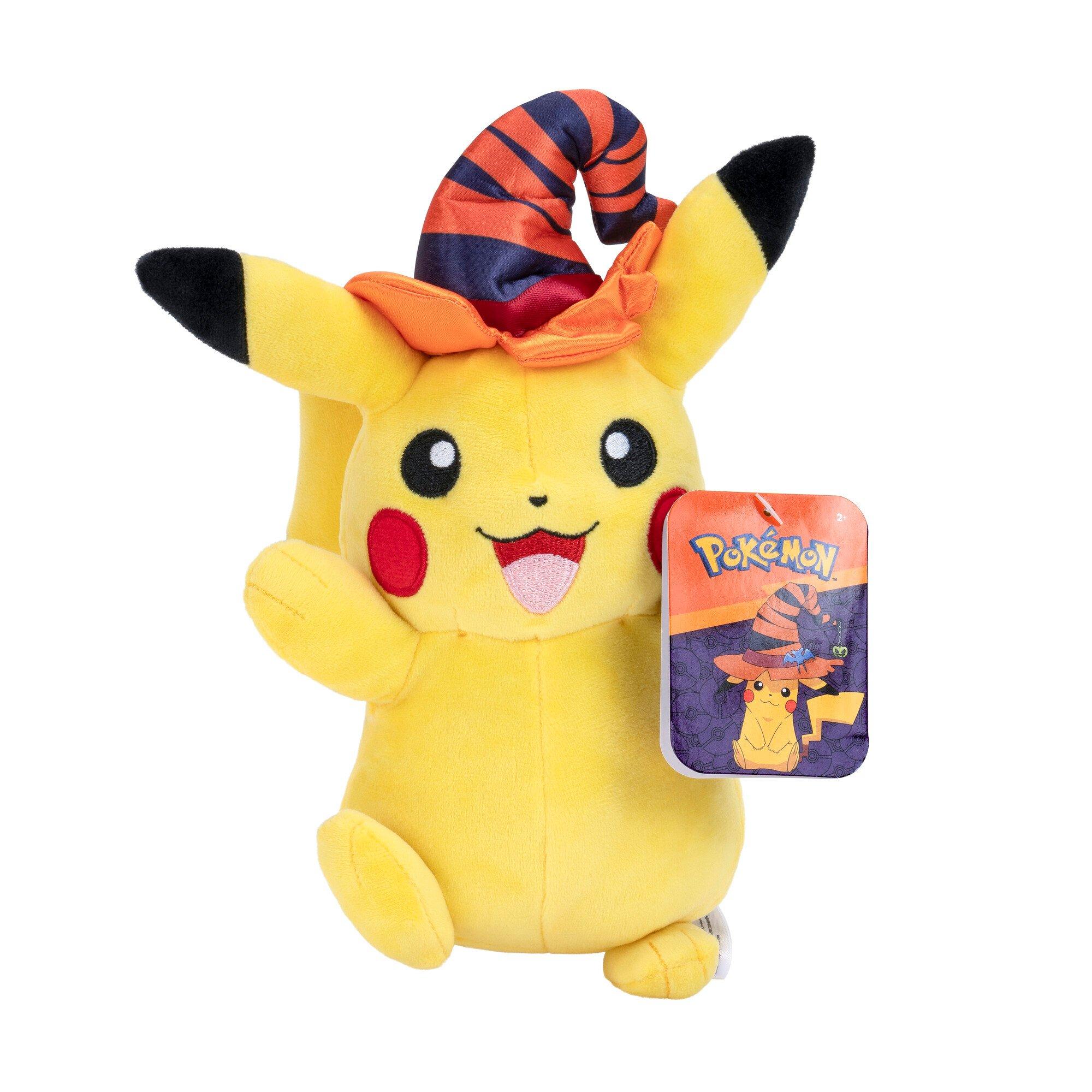 Jazwares Pokemon Halloween Pikachu with Witch Hat 8-in Plush
