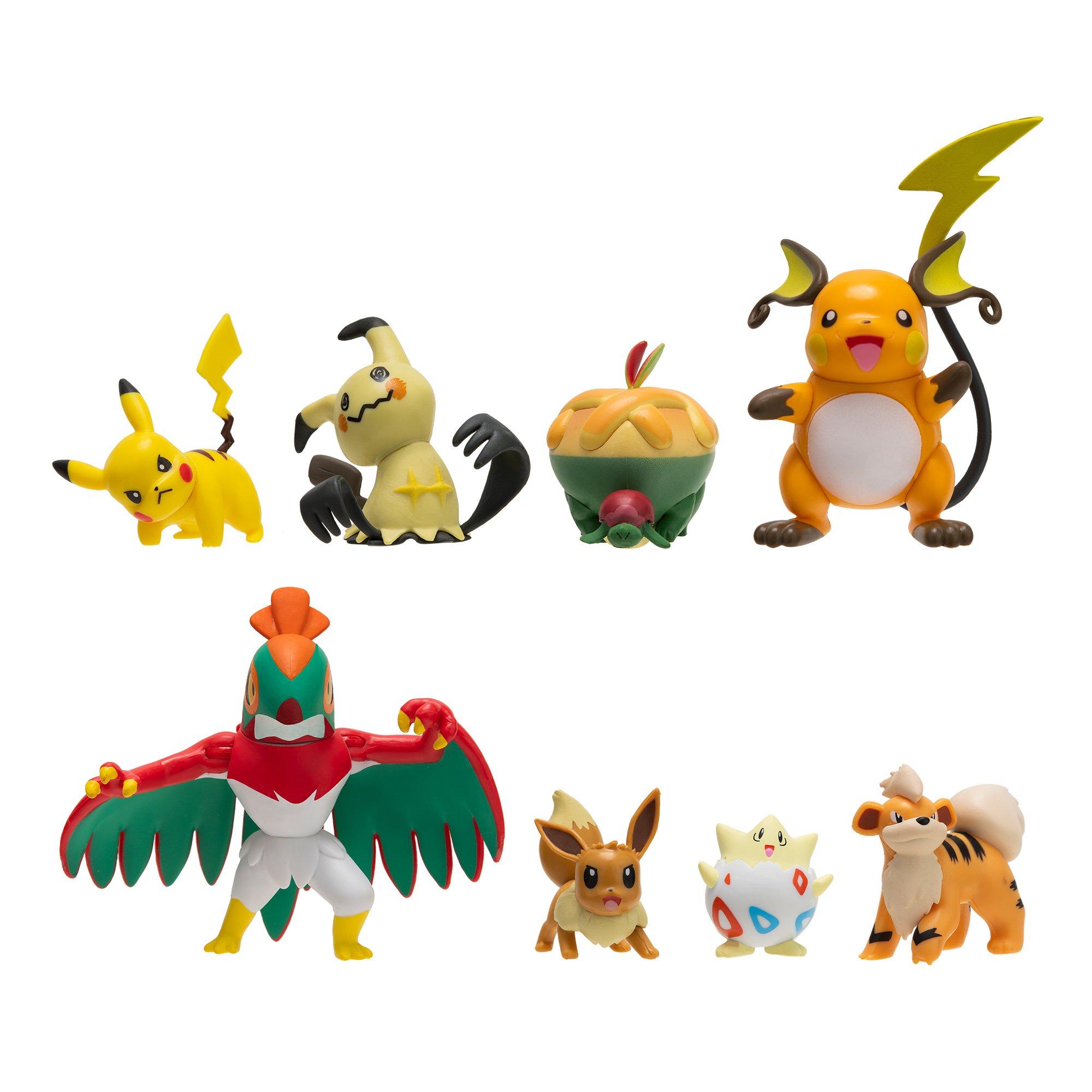 Pokémon Toy Figurine - 8-Pack - Battle Figure - Pikachu/Lucari