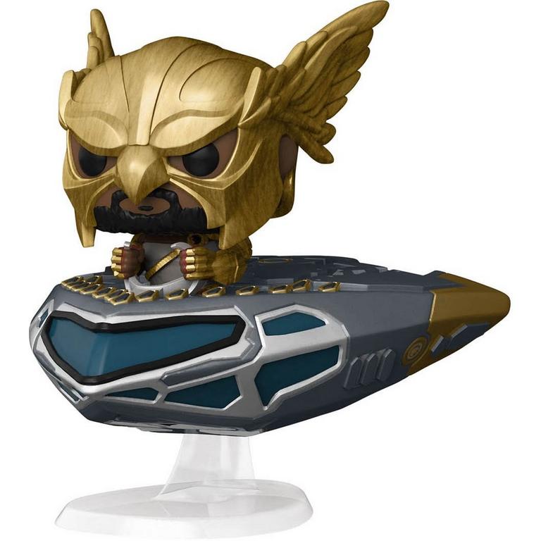 Funko POP! Super Deluxe: DC Comics Black Adam Hawkman in Cruiser 5.72-in Vinyl Figure