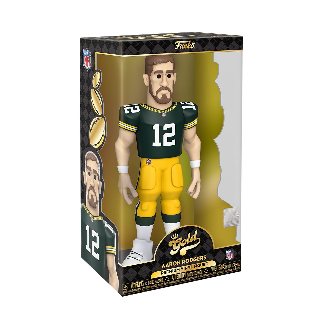 Funko Gold 12' NFL: Packers Aaron Rodgers Vinyl Figure Chase