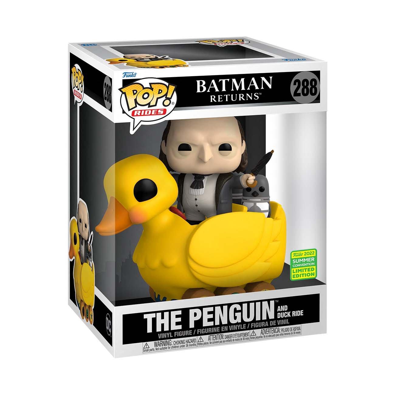 Funko POP! Rides: Batman Returns The Penguin and Duck Ride 6.14-in Vinyl  Figure 2022 San Diego Comic Con Exclusive