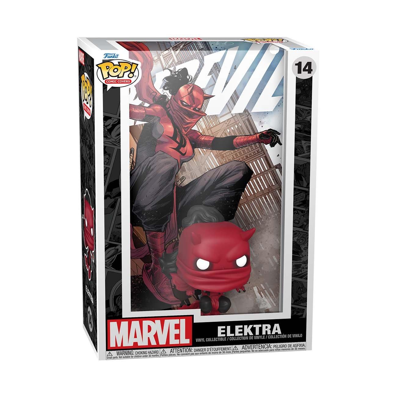 Funko POP! Comic Covers Marvel Daredevil Elektra 4.25in Vinyl Bobblehead