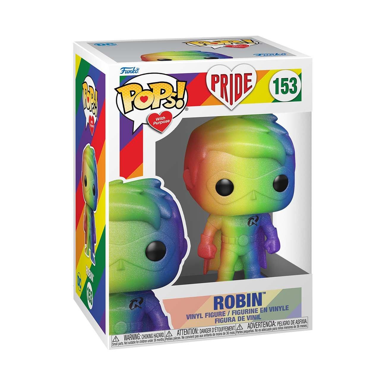 Funko POPS! With Purpose Pride Collection Robin 4-in Vinyl Figure
