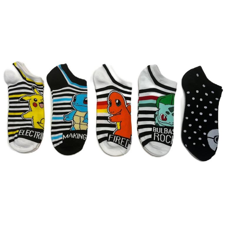 Pokemon Women's Ankle Socks 5-Pack