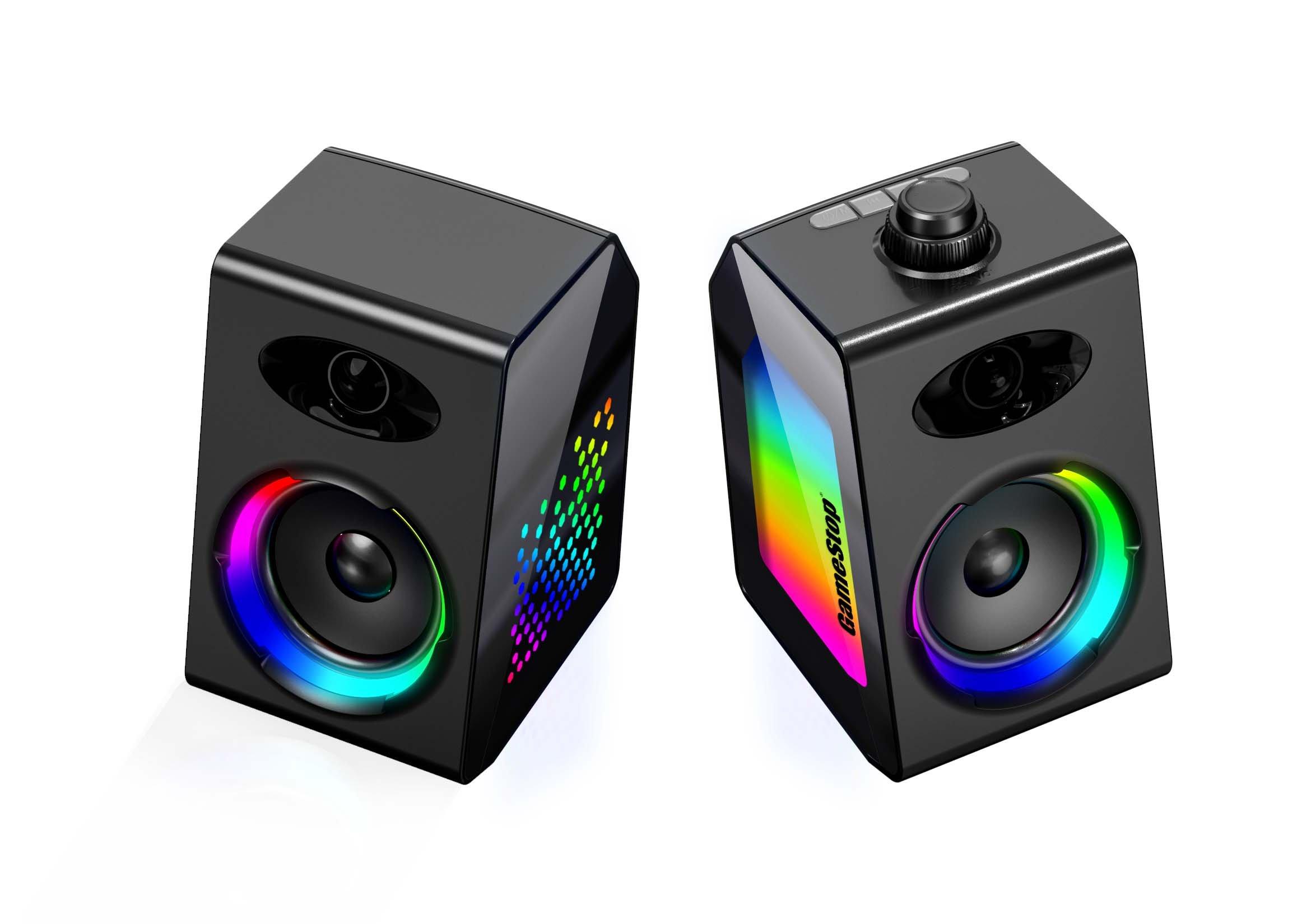 GameStop Bluetooth Gaming Speakers with RGB LED Lighting