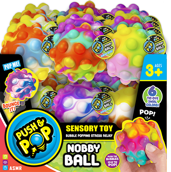 Ja-Ru Jelly Beads Big Squooshy Sphere Fidget Toy (Styles May Vary