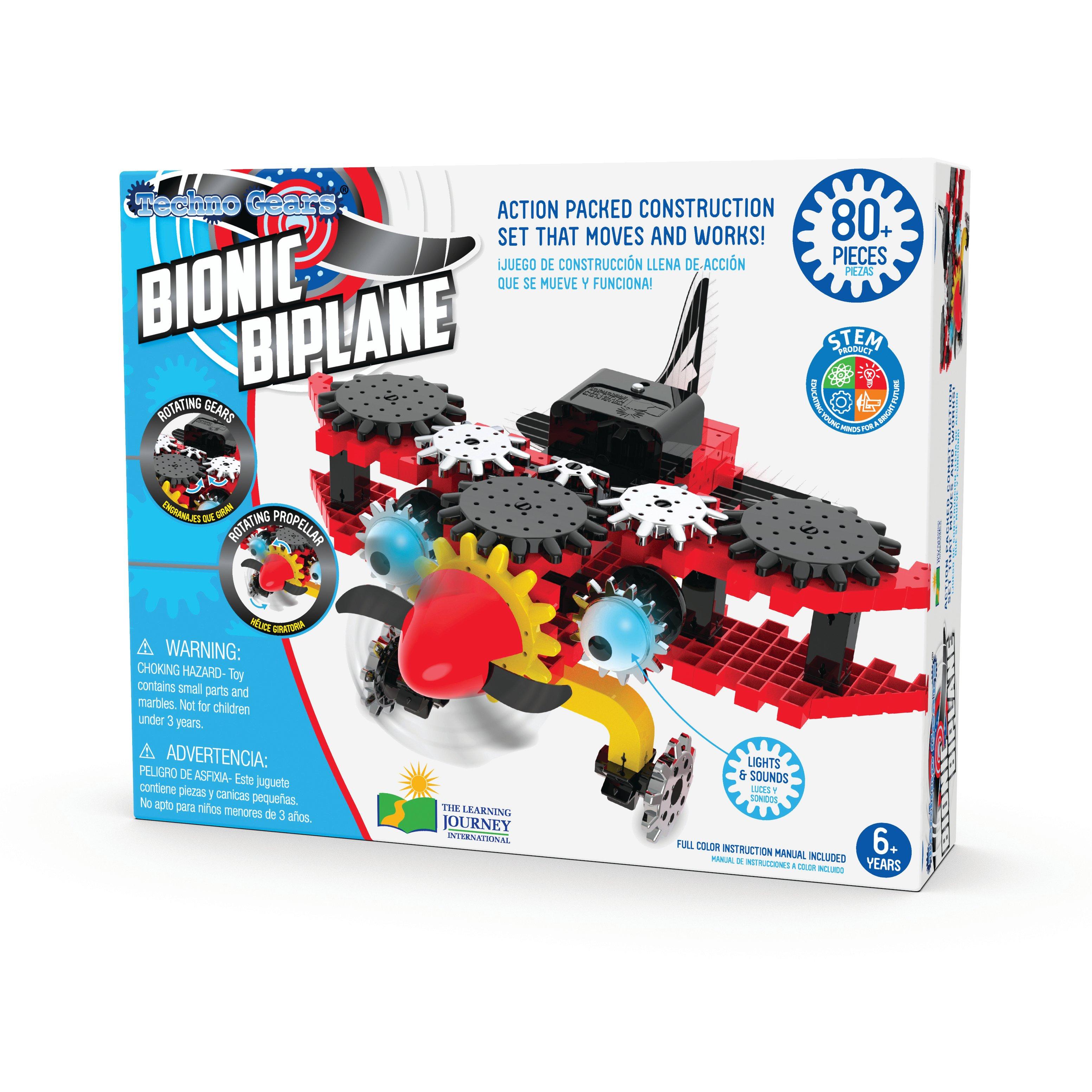 list item 2 of 2 The Learning Journey Techno Gears Bionic Biplane
