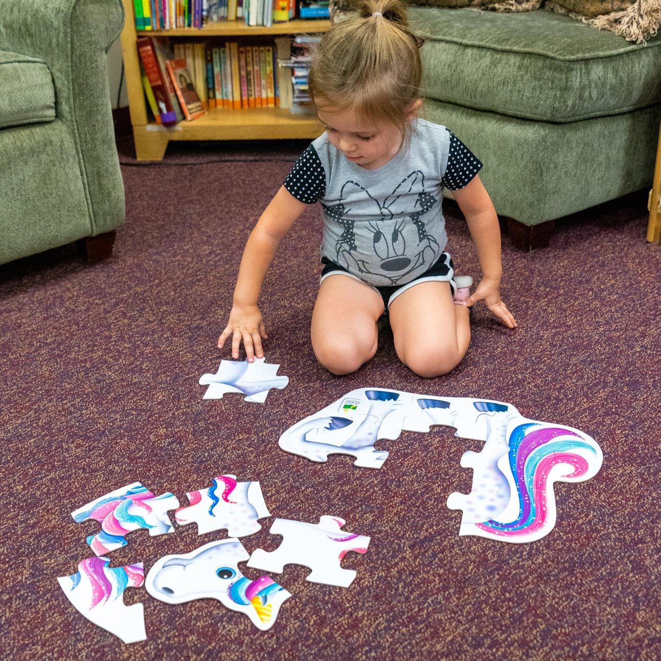 The Learning Journey My First Big Floor Puzzle Unicorn 12 Piece Jigsaw Puzzle