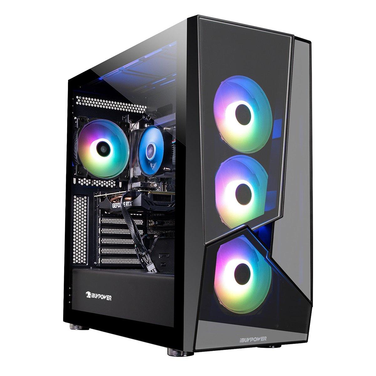 iBUYPOWER TraceMR243i Intel i7 11700F Gaming Desktop 16GB DDR4 3000mhz RX 6600 RGB