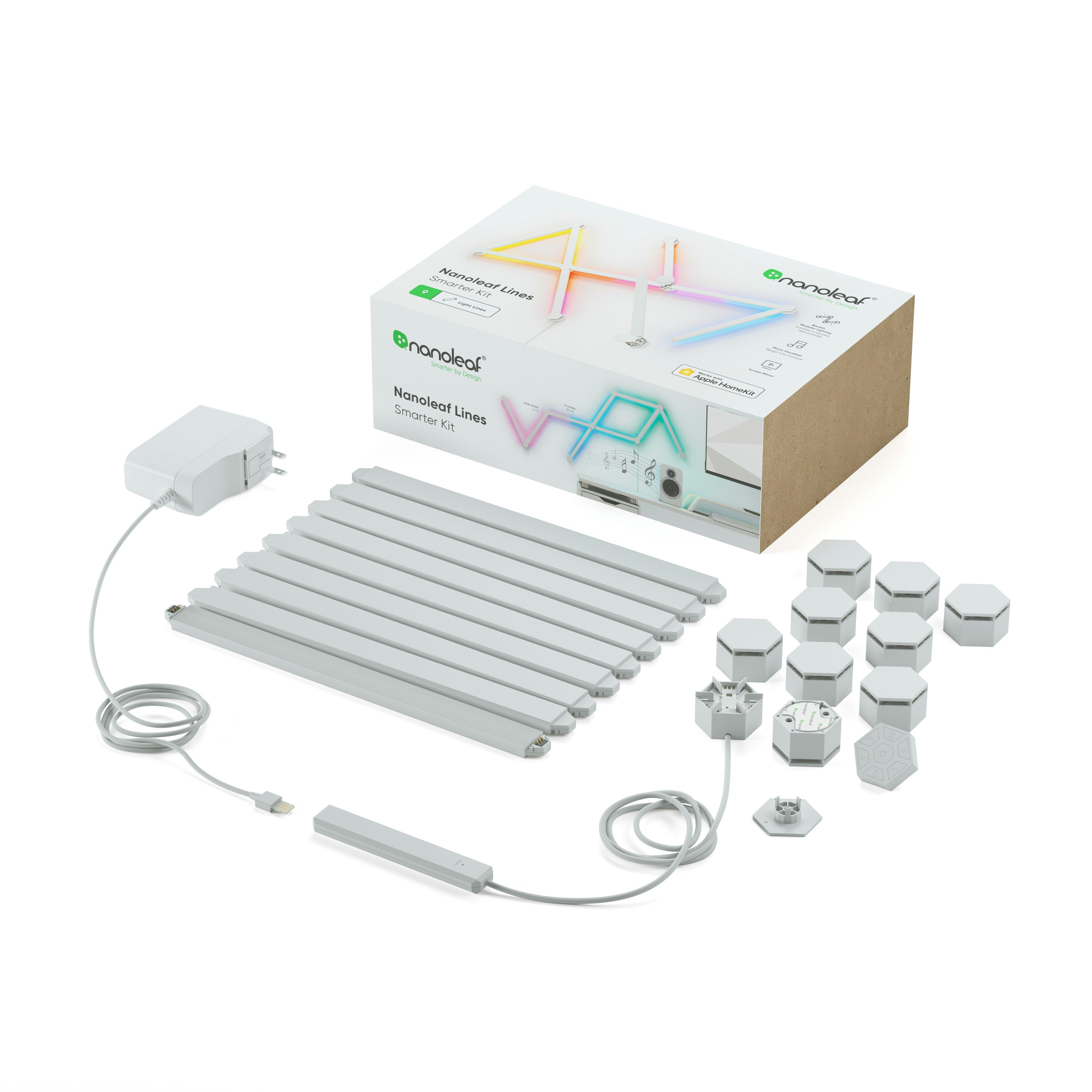 list item 1 of 15 Nanoleaf Lines Smarter Kit with 9 Lines
