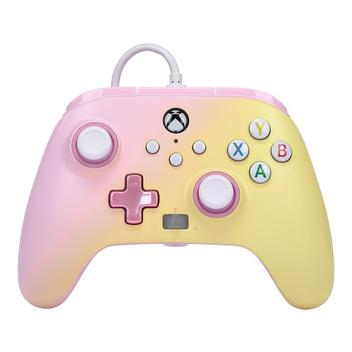 PowerA Pink Lemonade Enhanced Wired Controller for Xbox Series X and S