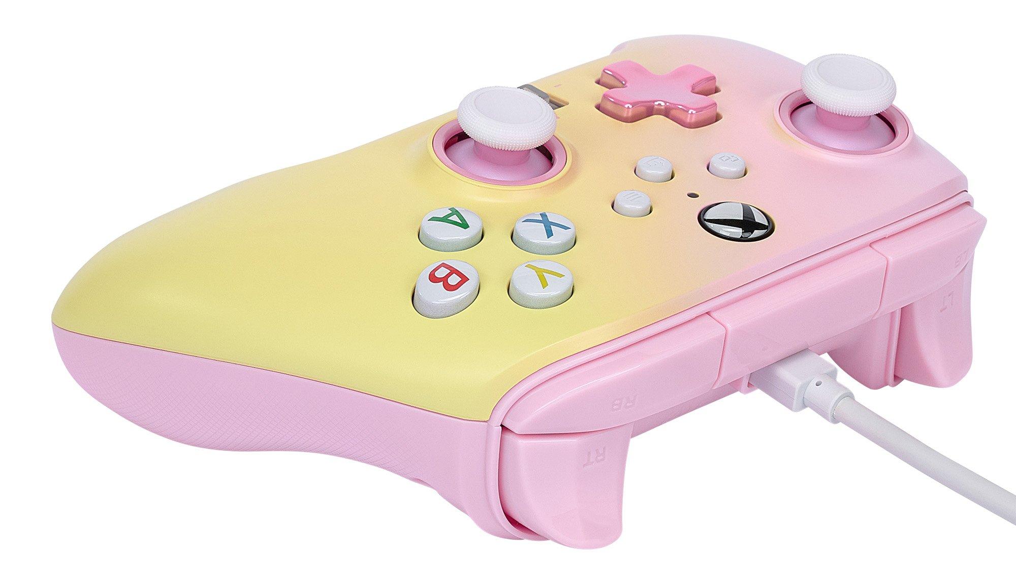 list item 7 of 10 PowerA Pink Lemonade Enhanced Wired Controller for Xbox Series X and S