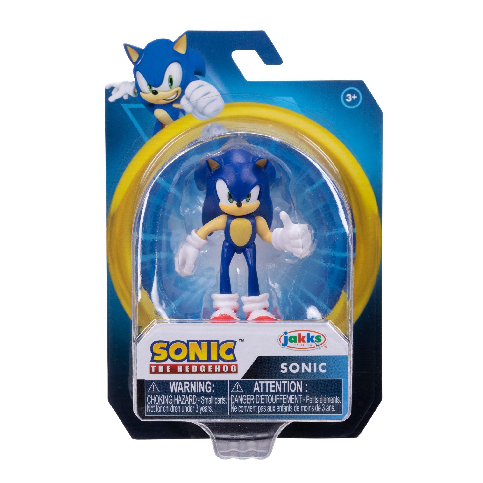 Jakks Pacific Sonic The Hedgehog Modern Sonic 4-in Figure With Yellow 