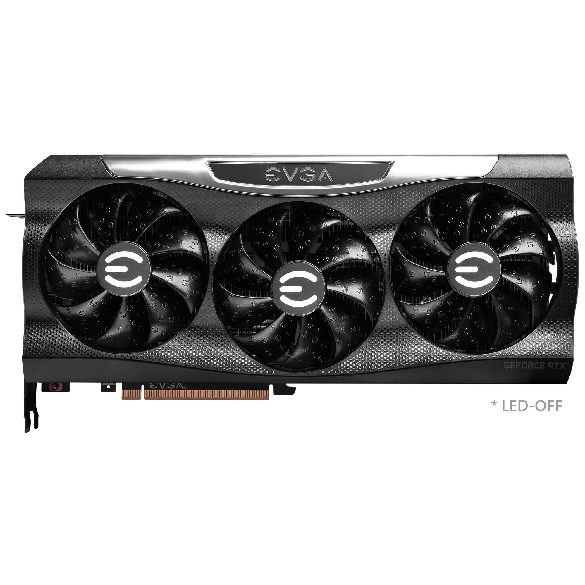 EVGA GeForce RTX 3080 FTW3 ULTRA GAMING 12GB GDDR6X ARGB LHR Graphics Card  12G-P5-4877-