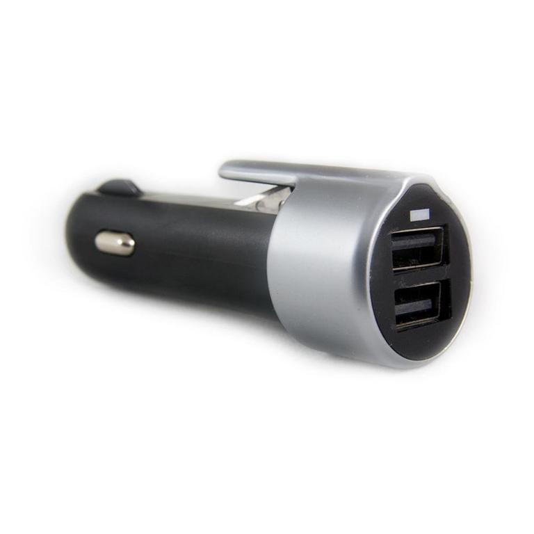 RapidX - Xscape Dual USB Car Charger 5V with Safety Hammer and Seat Belt Cutter