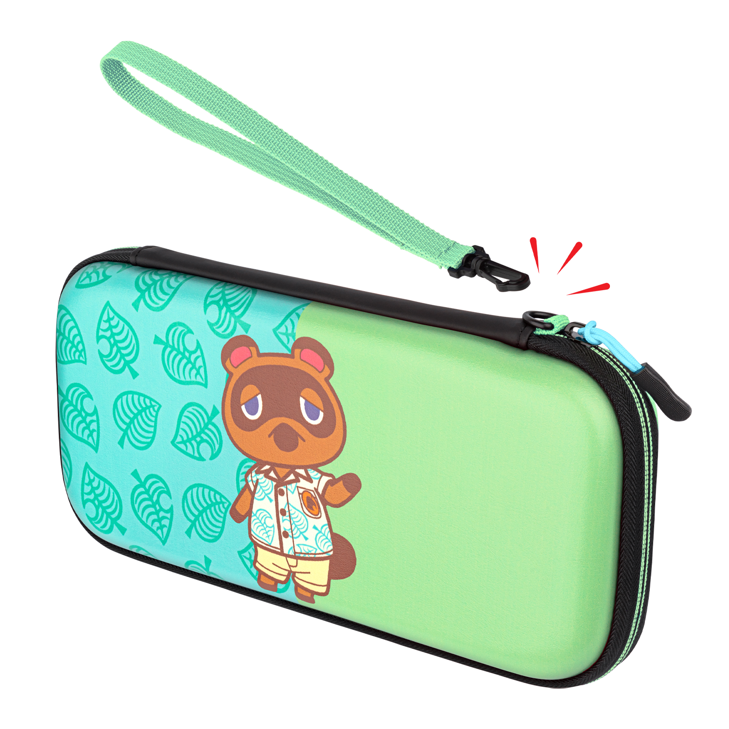 PDP Slim Deluxe Travel Case Animal Crossing Tom Nook for Nintendo Switch, Nintendo Switch Lite, and Nintendo Switch - OLED Model