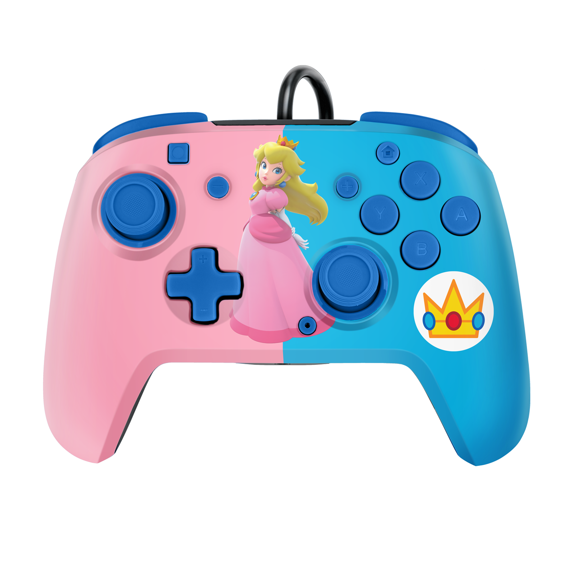 PDP Faceoff Deluxe Plus Audio Wired Controller Princess Peach