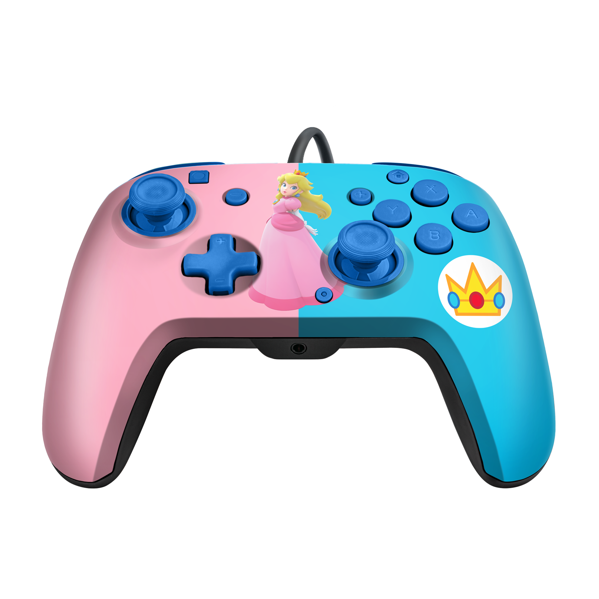 PDP Faceoff Deluxe Plus Audio Wired Controller Princess Peach 