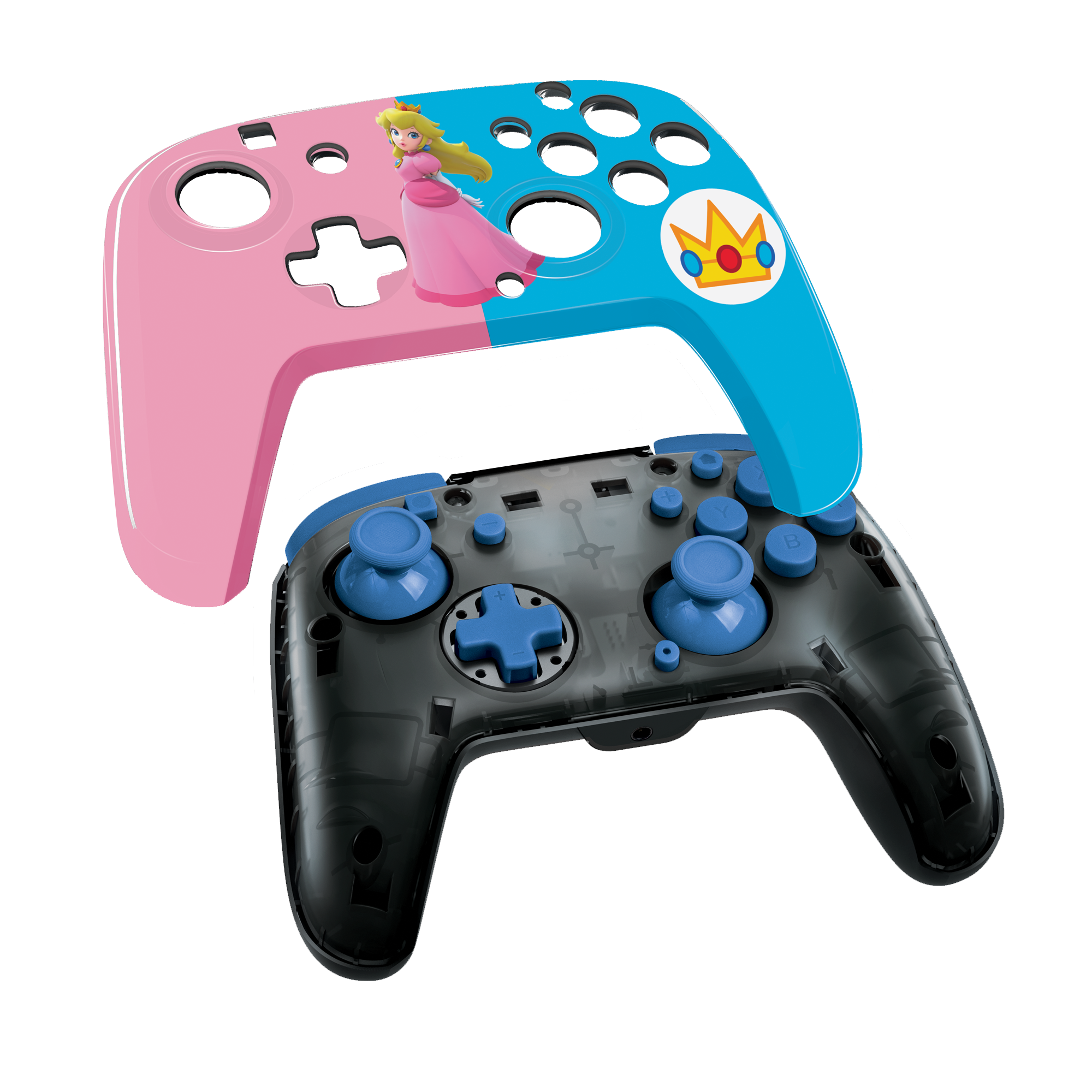 Nintendo Switch Pro Controller, Wired Official Licensed Nintendo Switch- Peach  Princess 