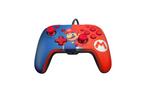 PDP Faceoff Deluxe Plus Audio Wired Controller Power Pose Mario for Nintendo Switch