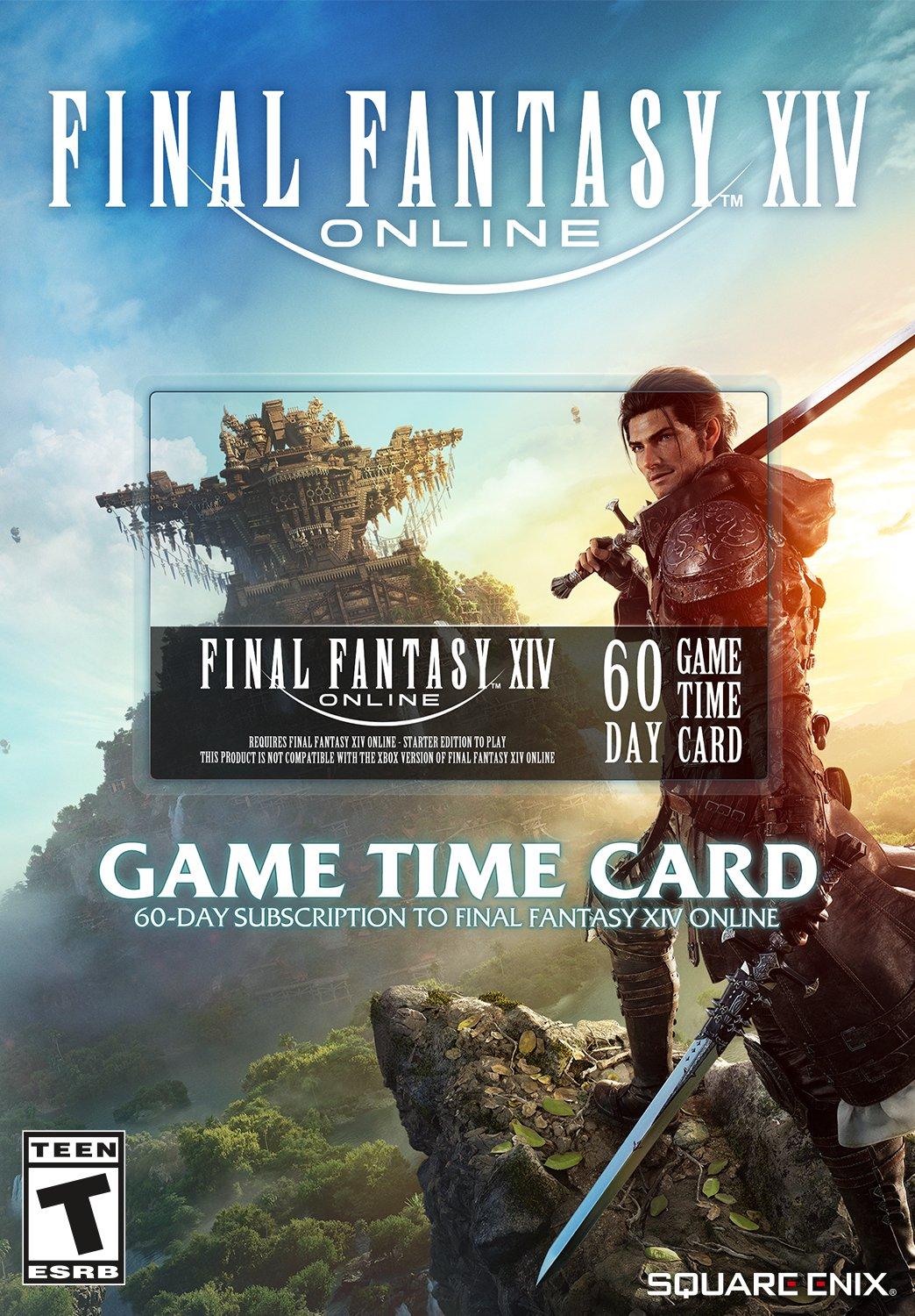 Final Fantasy XIV Online 60 Day Game Time Code - PC