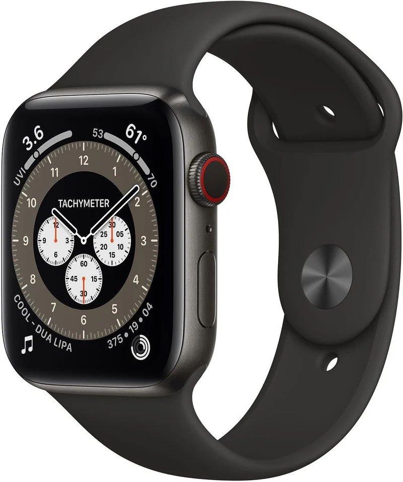Apple Watch Series 6 44mm チタニウム 色 黒ブラック | myglobaltax.com