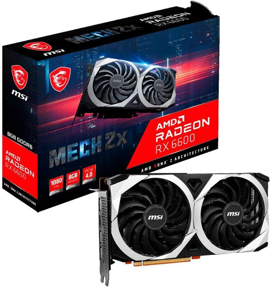 【お気にいる】 MECH 6600 RX Radeon AMD MSI 2X 4.0 Express PCI GDDR6 8GB 8G グラフィックボード・グラボ・ビデオカード