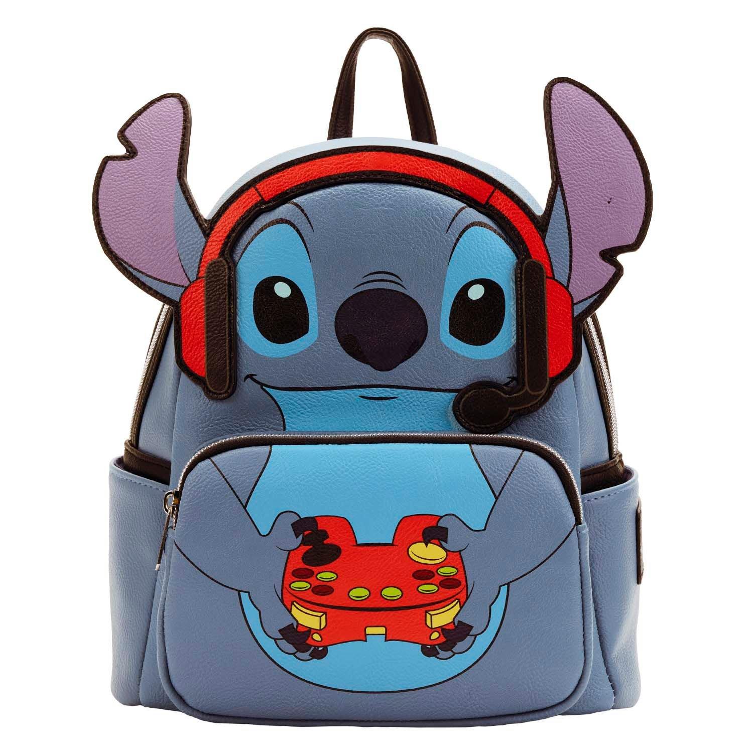 Loungefly Disney Stitch Gamer Backpack GameStop Exclusive GameStop