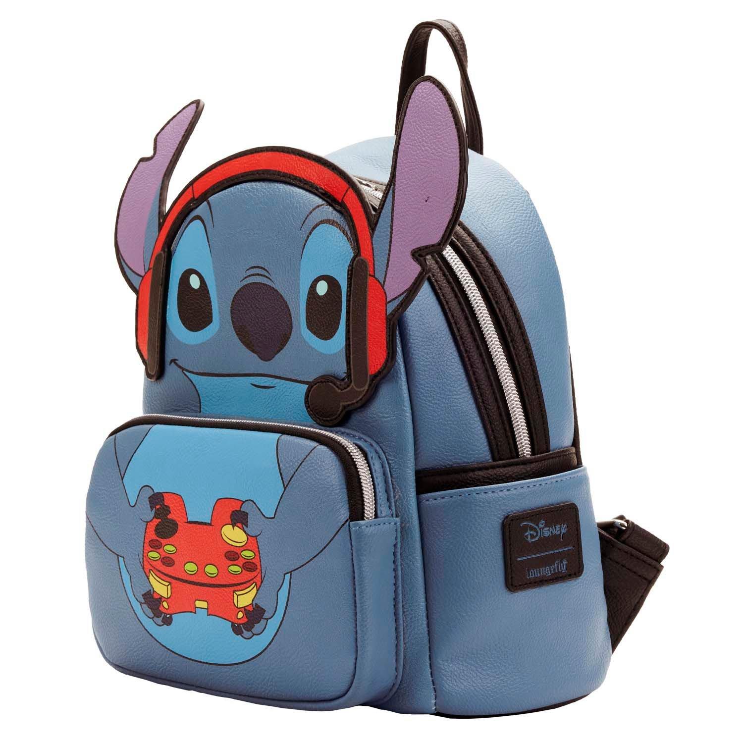 Loungefly Disney Stitch Gamer Backpack GameStop Exclusive GameStop