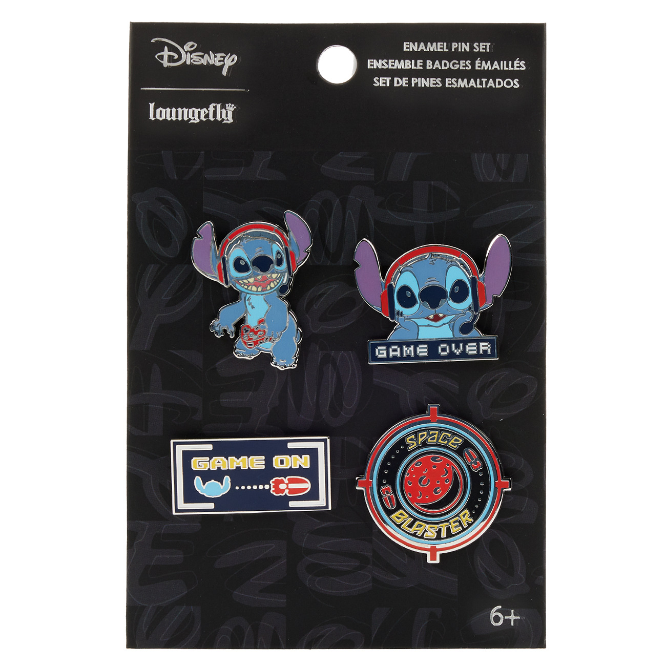 LoungeFly Disney Stitch Gamer Mini Backpack GameStop Exclusive