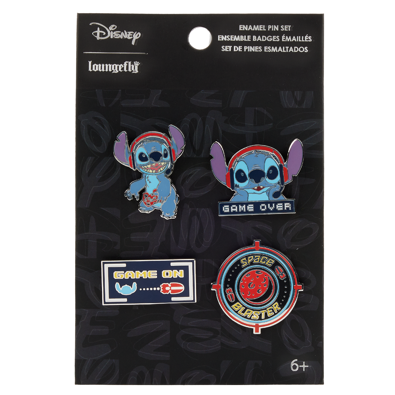 Loungefly Disney Stitch Gamer Backpack GameStop Exclusive