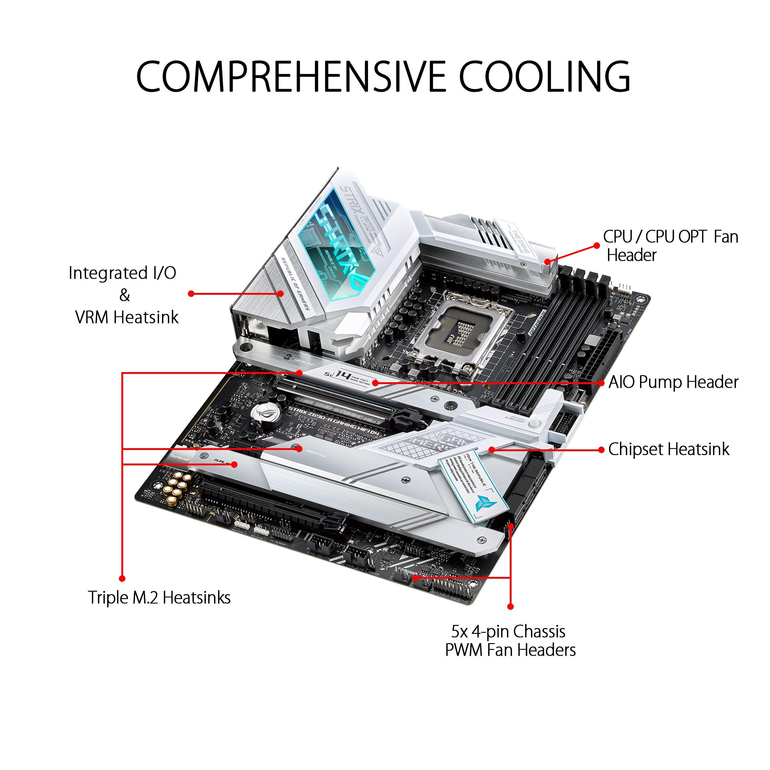 ASUS ROG STRIX Z690-F Gaming WiFi Mainboard Socket Intel LGA