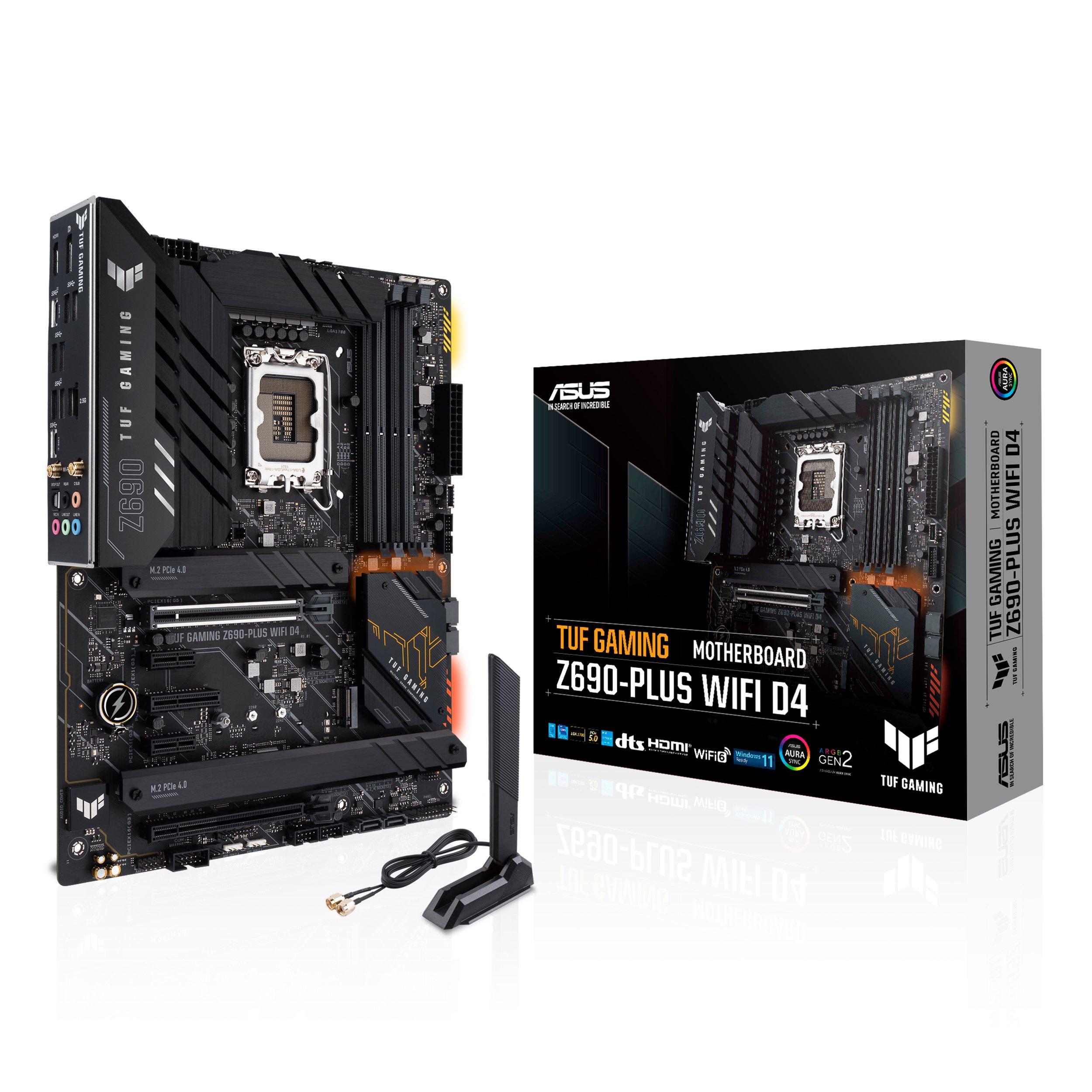 Asus Tuf Gaming Z690 Plus Wi Fi D4 Bundle Lga 1700 Intel Atx Gaming Motherboard Gamestop